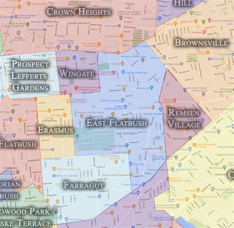 flatbush usa|map of east flatbush brooklyn.